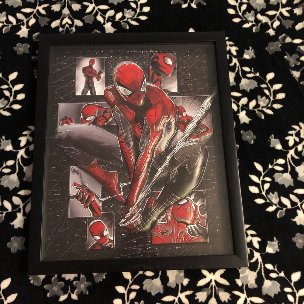 marvel spiderman wall art